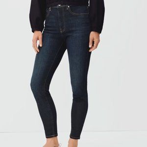 Everlane The Authentic Stretch High-Rise Skinny in Deep Indigo (NWOT)